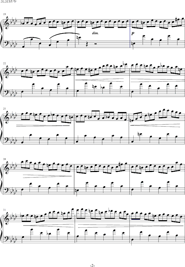 练习曲Op.25 No.22