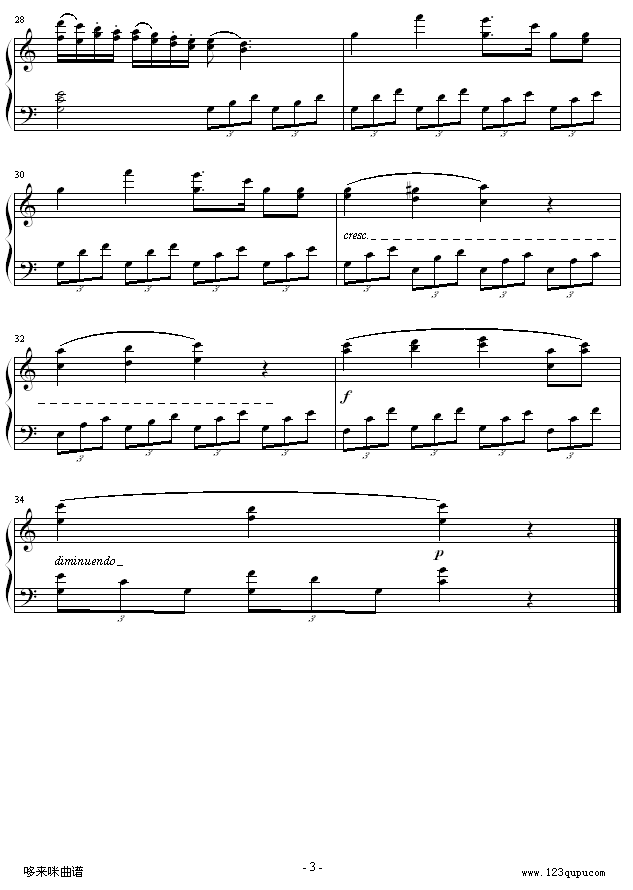 第五钢琴协奏曲 -第二乐章-贝多芬3