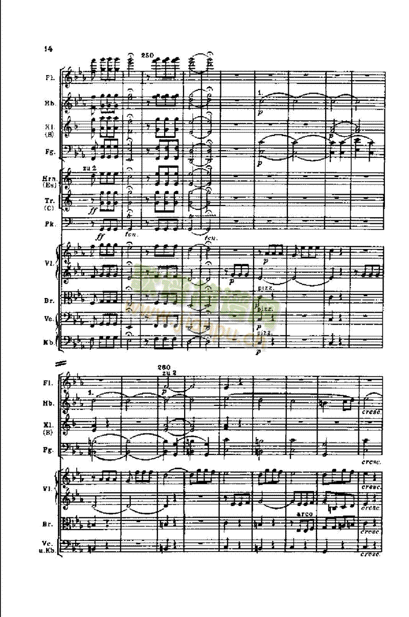 钢琴―第五交响曲（命运）作品67 键盘类 钢琴14