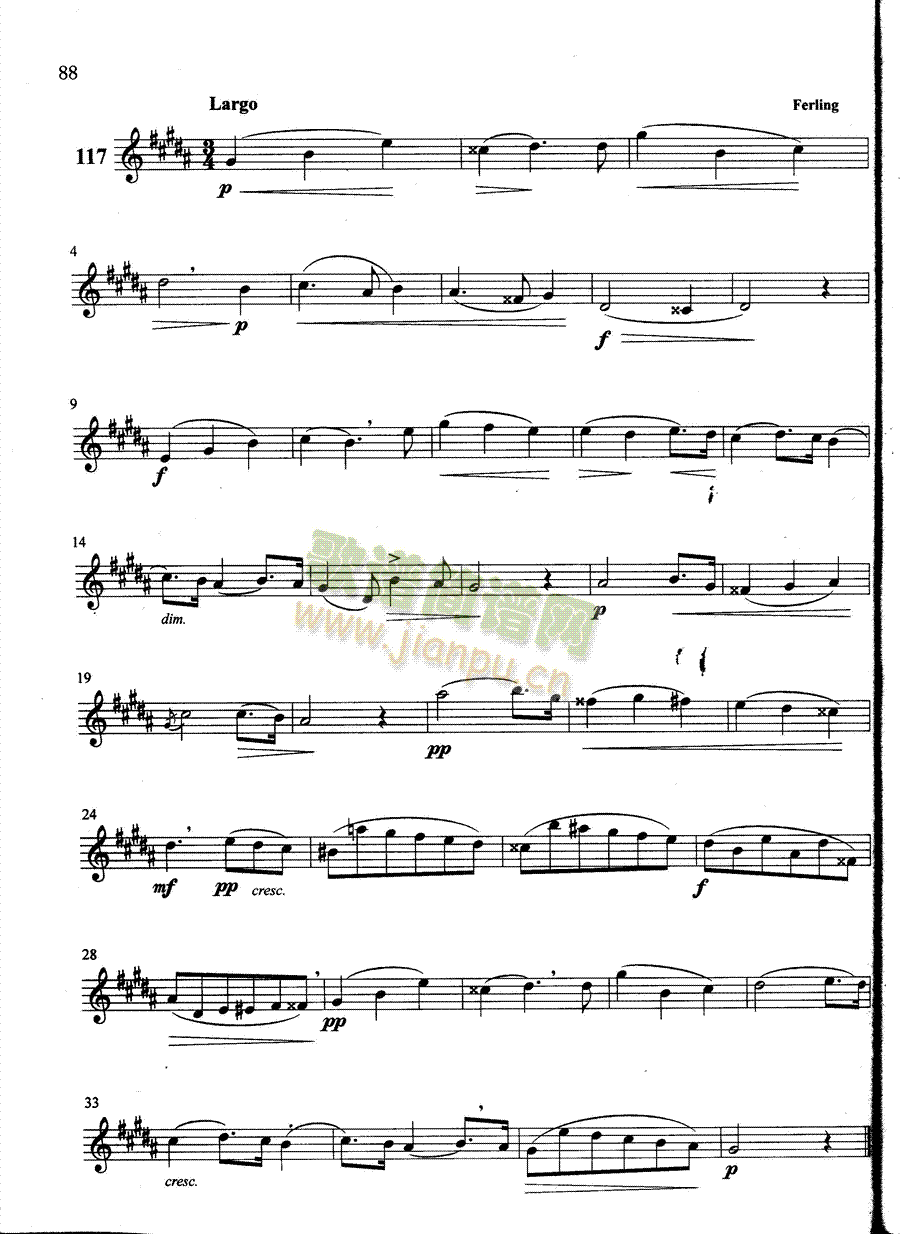 萨克斯管练习曲第100―088页1
