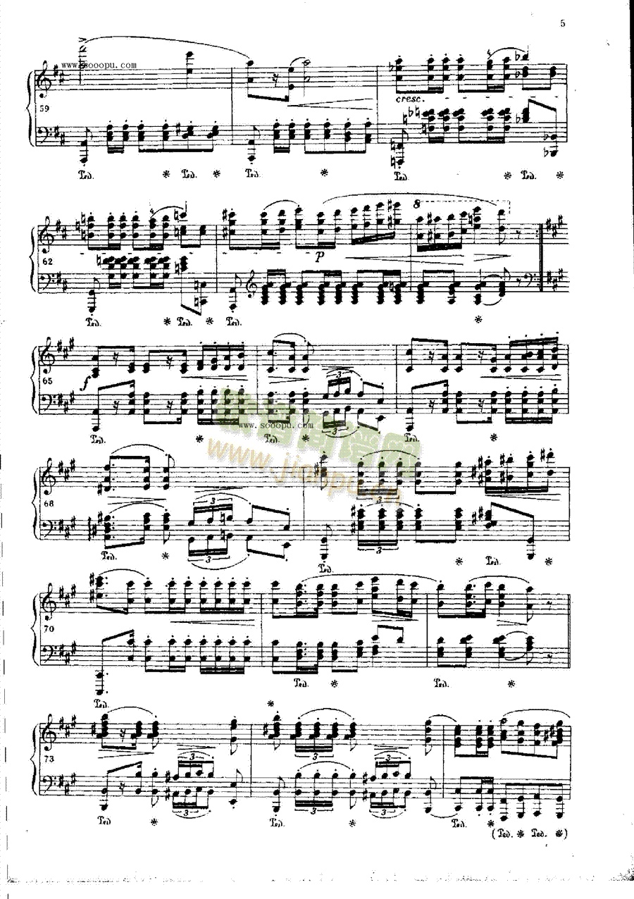 肖邦作曲 OP.40  Nr1 键盘类 钢琴5