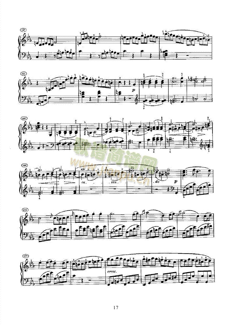 奏鸣曲(Opus13) 键盘类 钢琴17