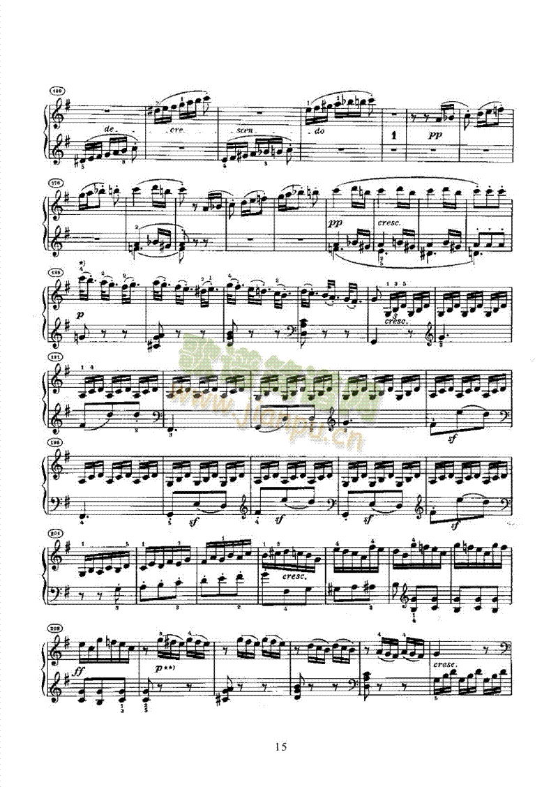 奏鸣曲(Opus14 Nr.2) 键盘类 钢琴15