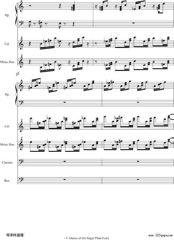 Dance of the Sugar Plum Fairy-柴科夫斯基5