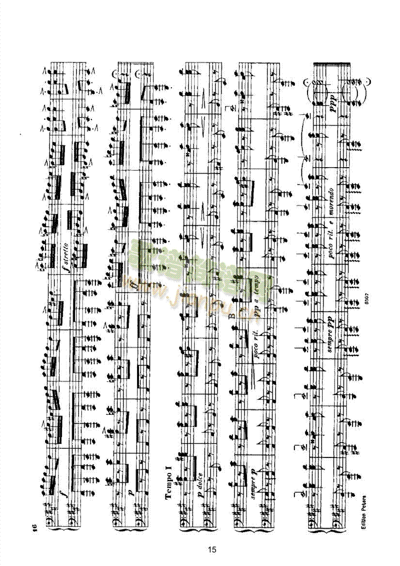 挪威舞曲（四手联弹op.35） 键盘类 钢琴15