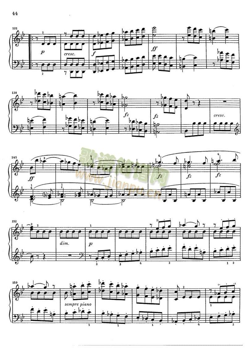 克莱门蒂g小调钢琴奏鸣曲&nbsp;17-232