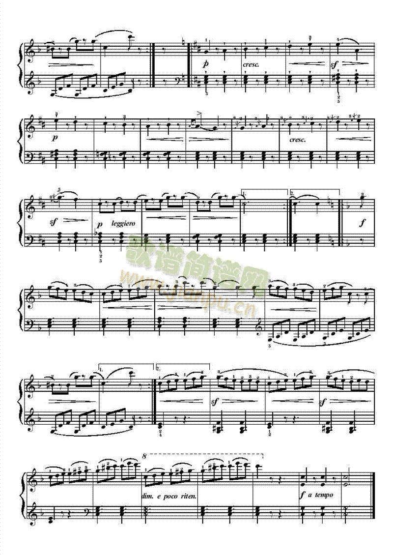 塔兰泰舞曲 键盘类 钢琴2