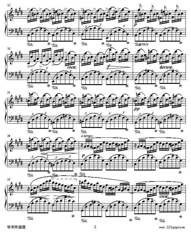幻想即兴曲-滴漏打谱-肖邦2