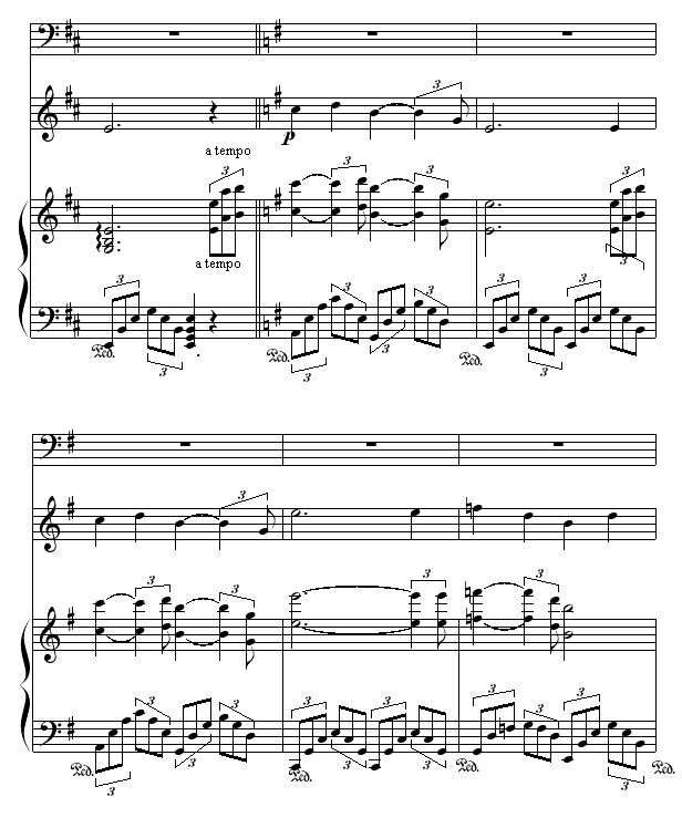 秋夜随想曲- (钢琴小提琴合奏)3