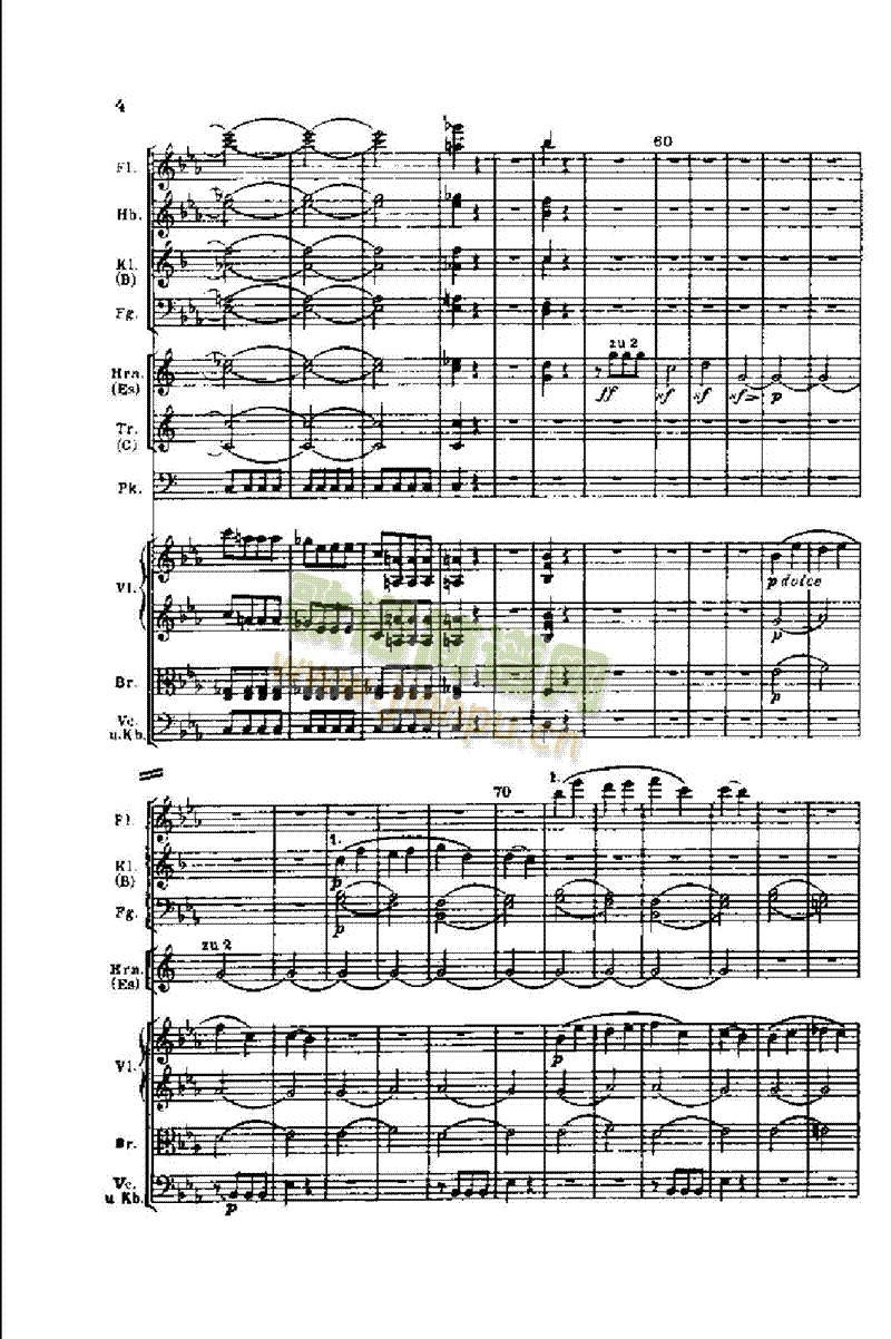 钢琴―第五交响曲（命运）作品67 键盘类 钢琴4