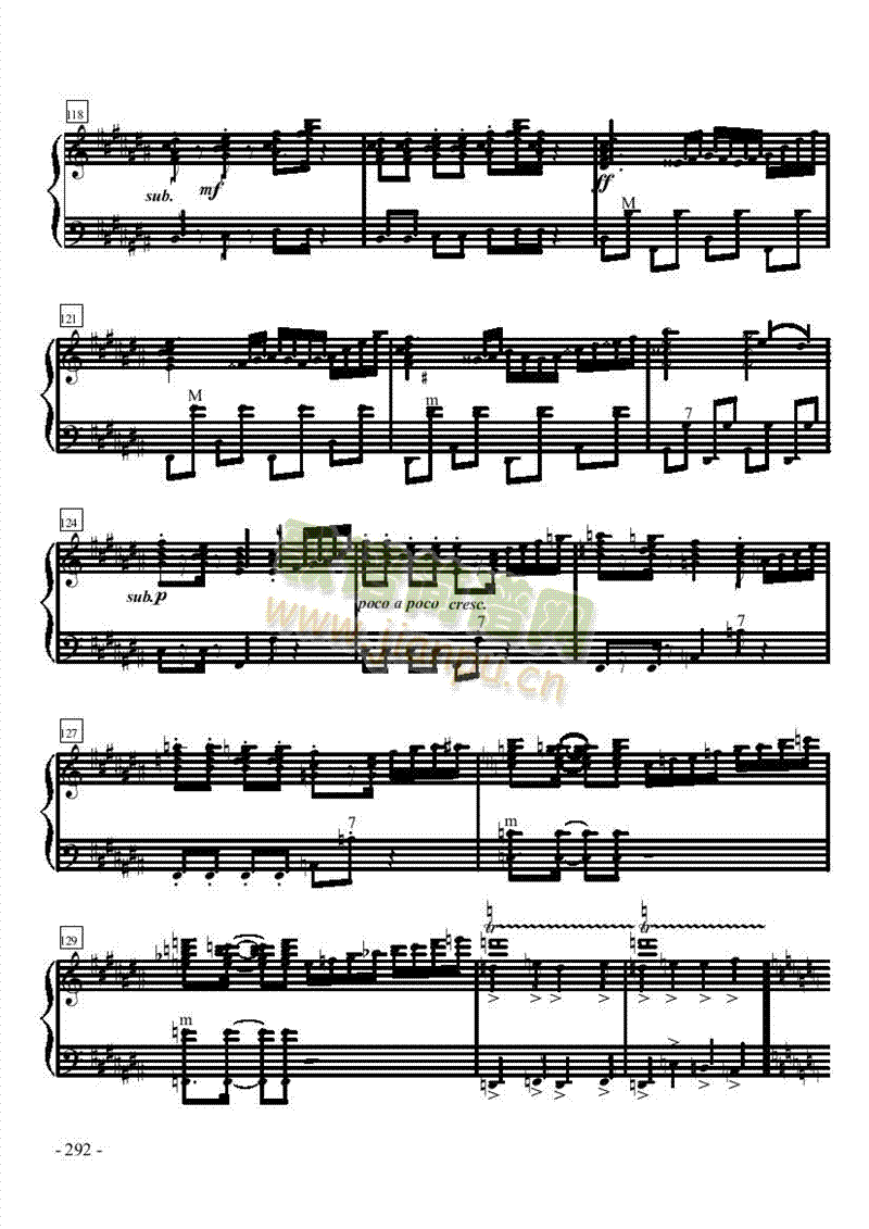 十级乐曲《匈牙利舞曲第5号》 键盘类 手风琴8