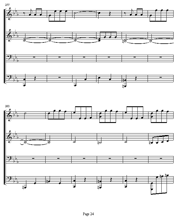 命运交响曲 -（钢琴4手联弹）24