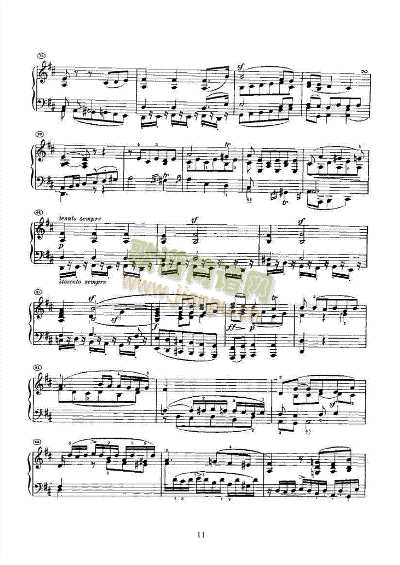 奏鸣曲(Opus2 Nr.2) 键盘类 钢琴11