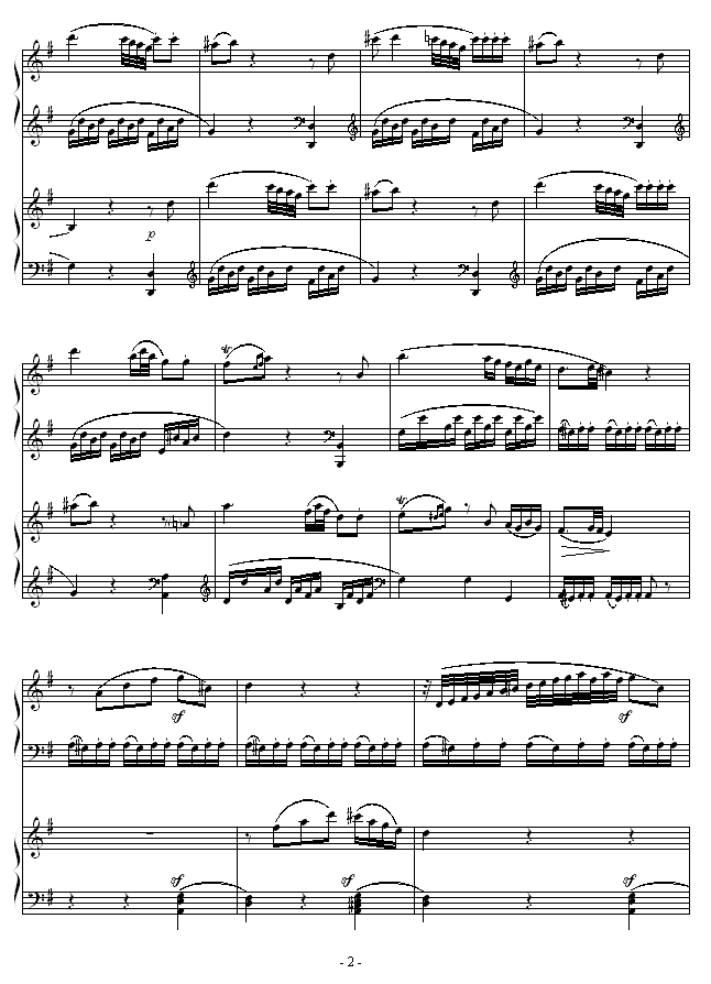 D大调双钢琴奏鸣曲第二乐章2