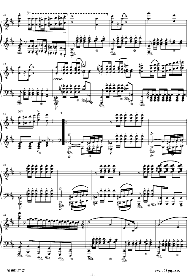 波兰军队舞曲-Op.40 No.1-肖邦4