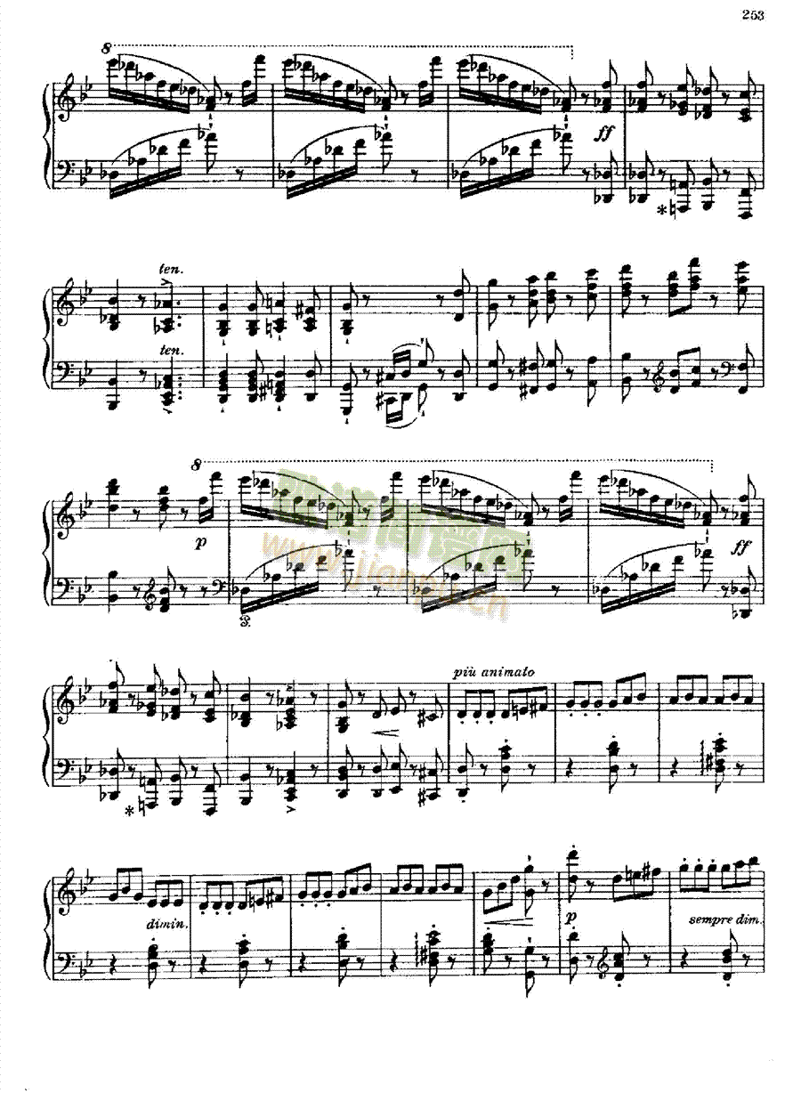 塔兰台拉舞曲 键盘类 钢琴6