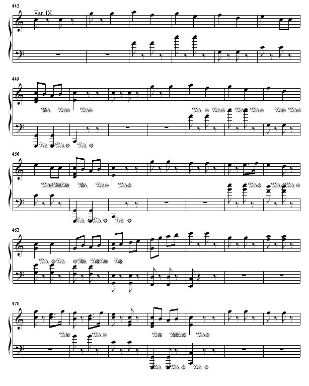 小星星变奏曲13