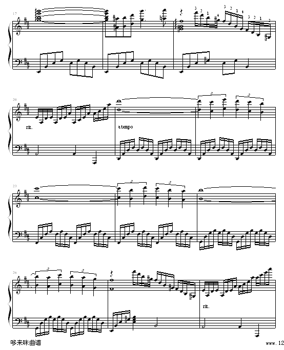 爱的誓言-blueman版-克莱德曼2