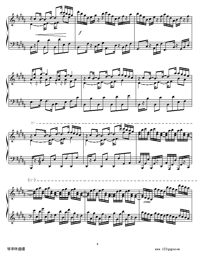 Etude in B Major -圣-Daniel L.Simpson8