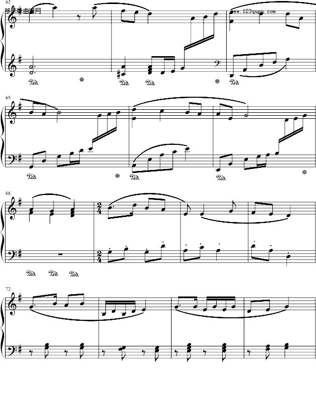 北风吹-（高等师范院校试用教材－2册）-中国名曲6
