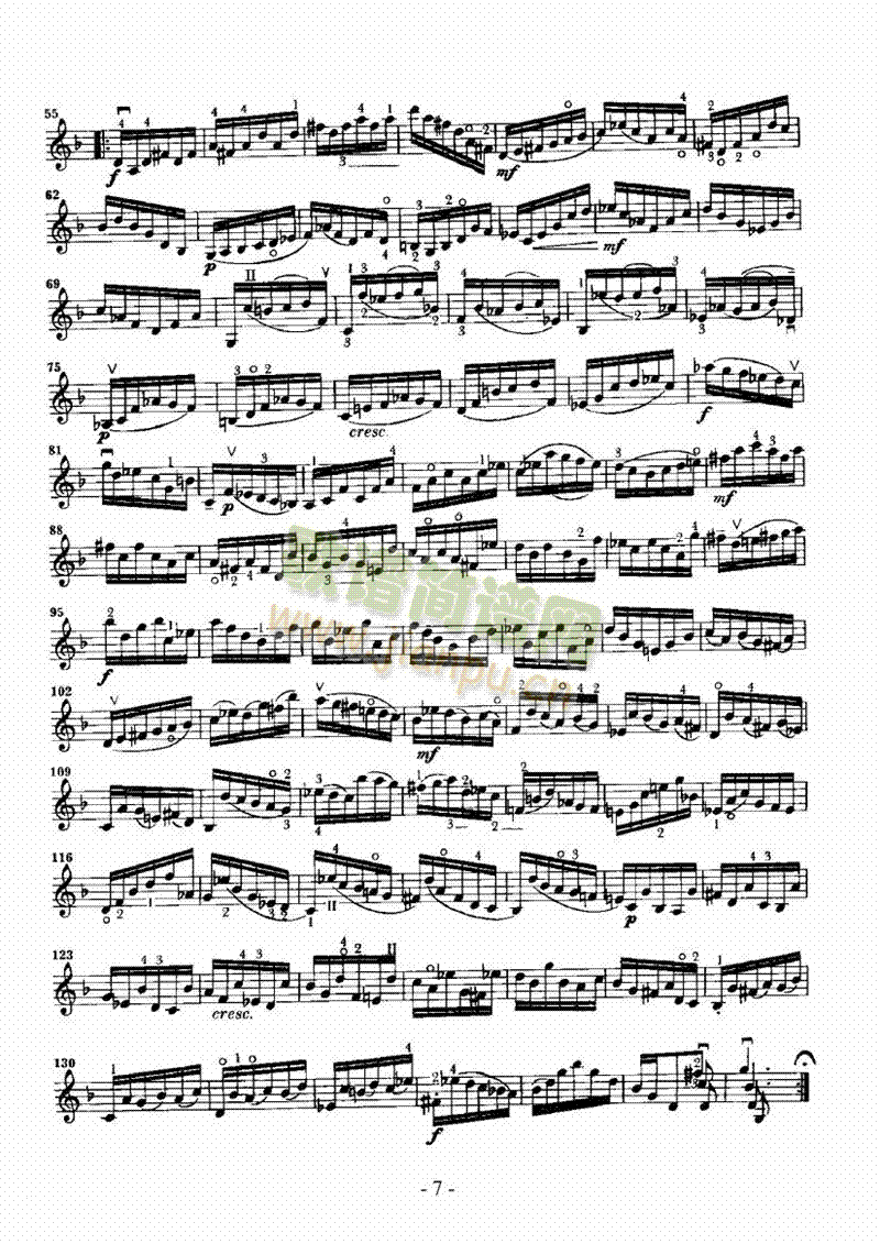 六首无伴奏奏鸣曲及组曲―独奏 弦乐类 小提琴7