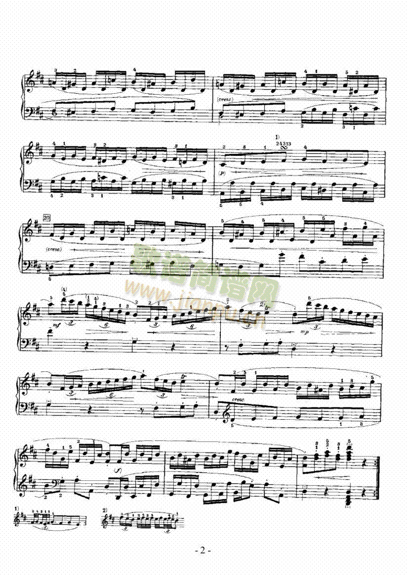 b小调奏鸣曲 键盘类 钢琴2