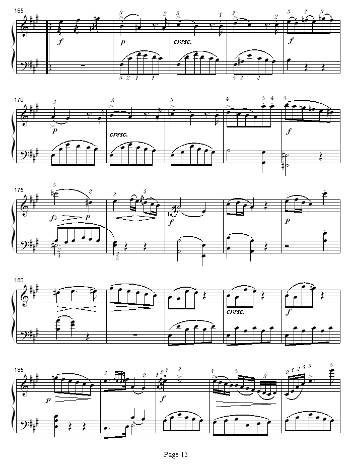 A大调钢琴奏鸣曲K331-寒风13