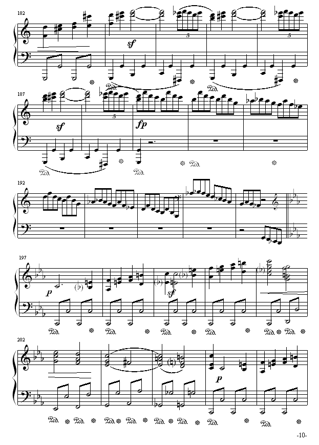 悲怆奏鸣曲第一乐章10