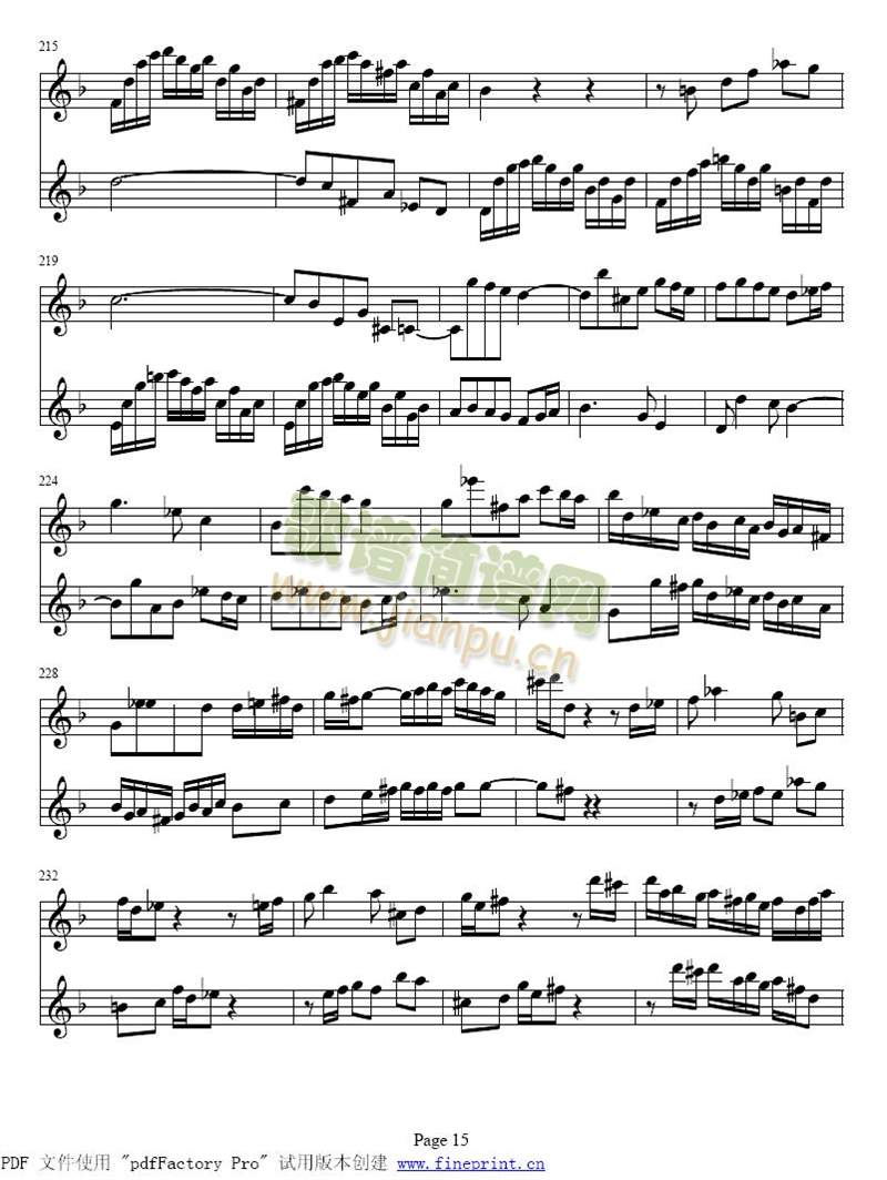 d小调两支小提琴协奏曲15-221