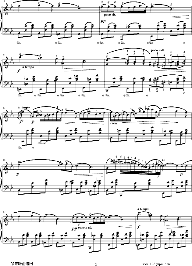 降E大调夜曲-（Op.9-2）-肖邦2