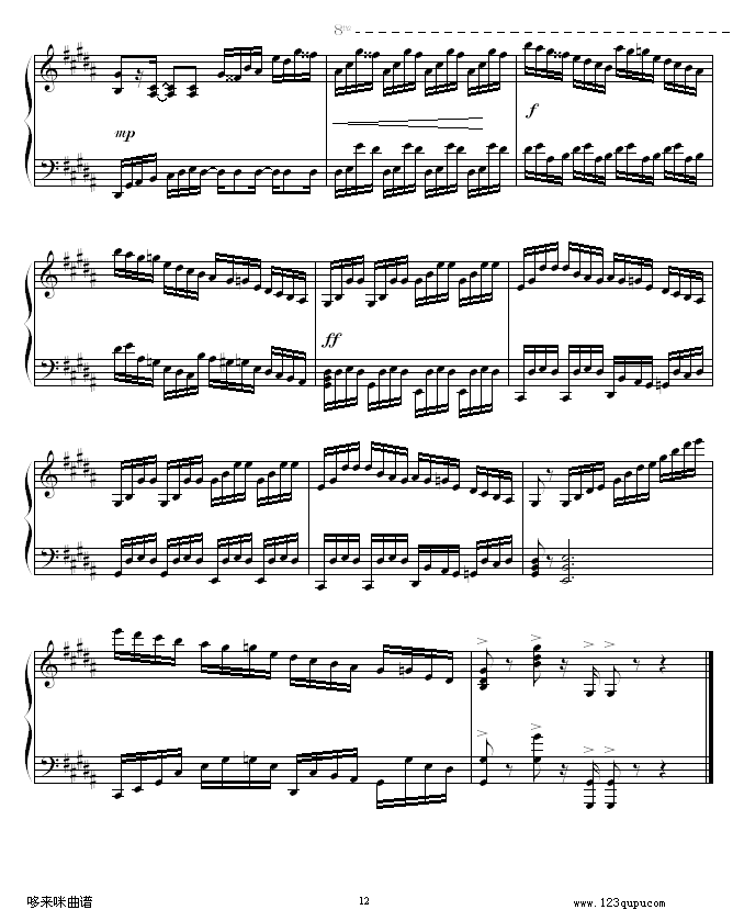 Etude in B Major -圣-Daniel L.Simpson12