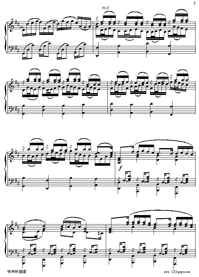 D大调卡农-Cannon D-帕赫贝尔-Pachelbel3