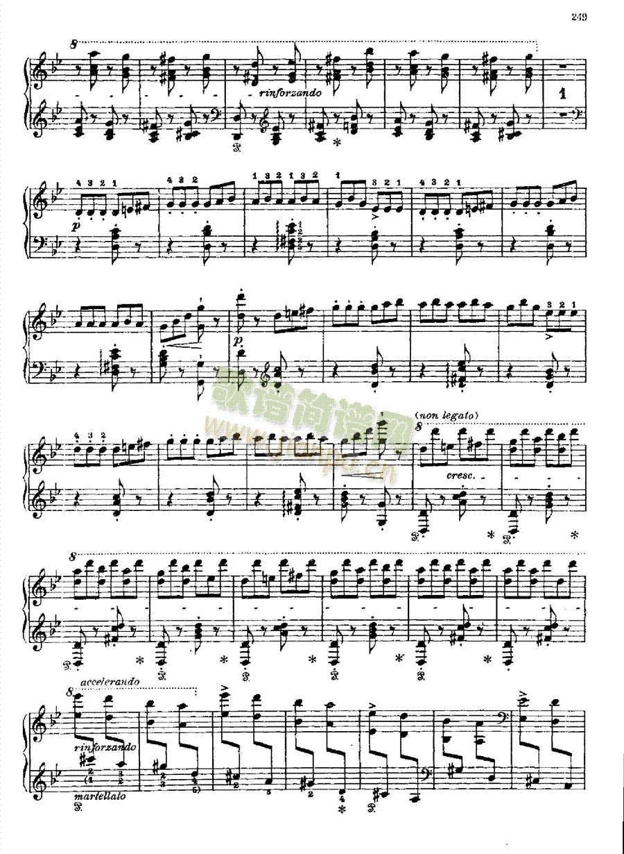 塔兰台拉舞曲 键盘类 钢琴2