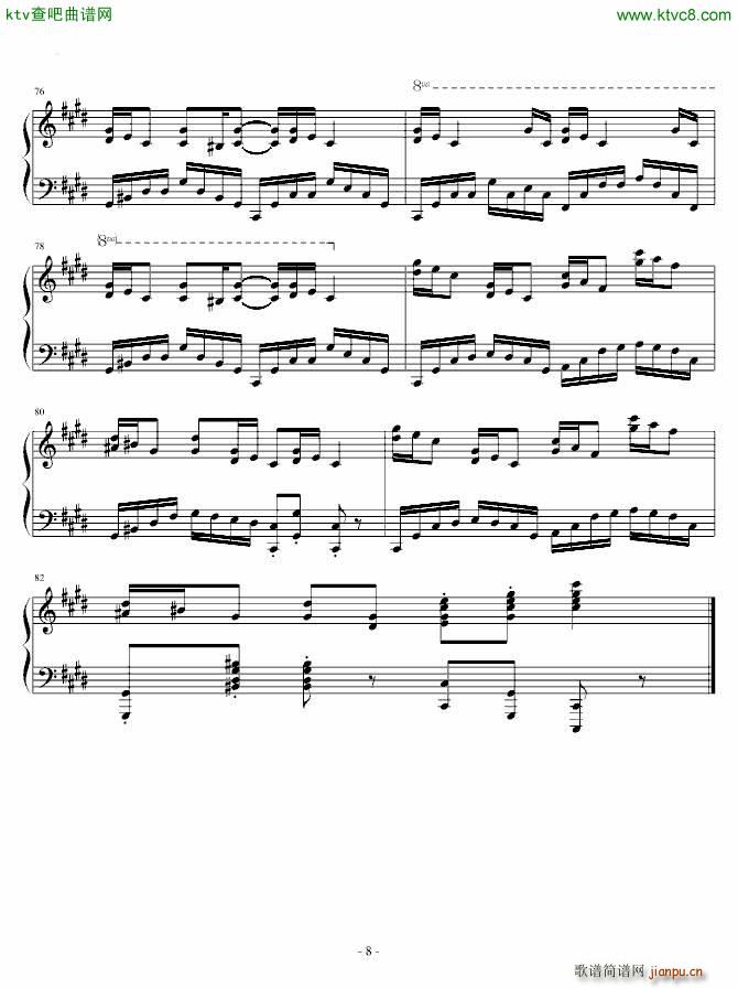 克罗地亚狂想曲改编独奏版_马克西姆 Maksim Mrvica8