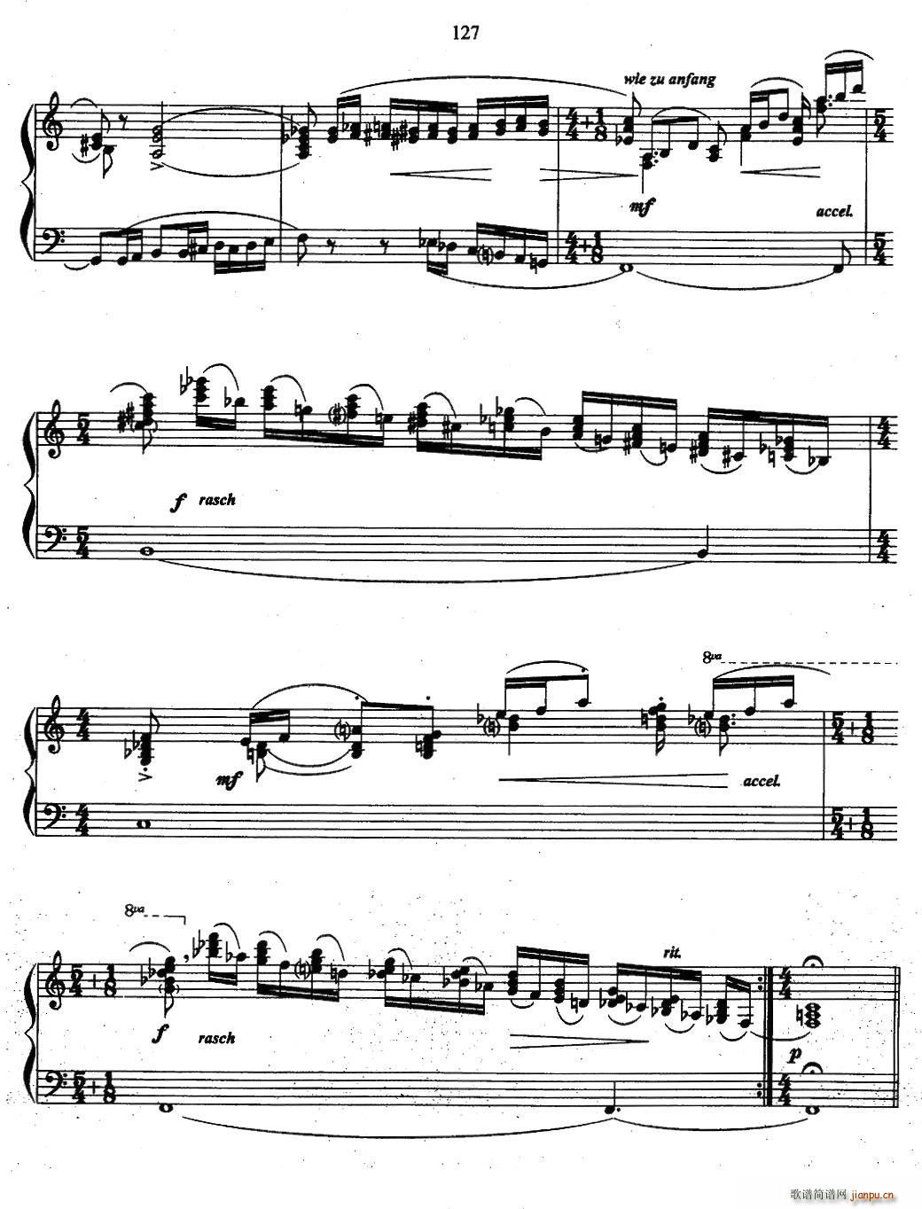 帕格尼尼主题音乐会练习曲（6―10）8