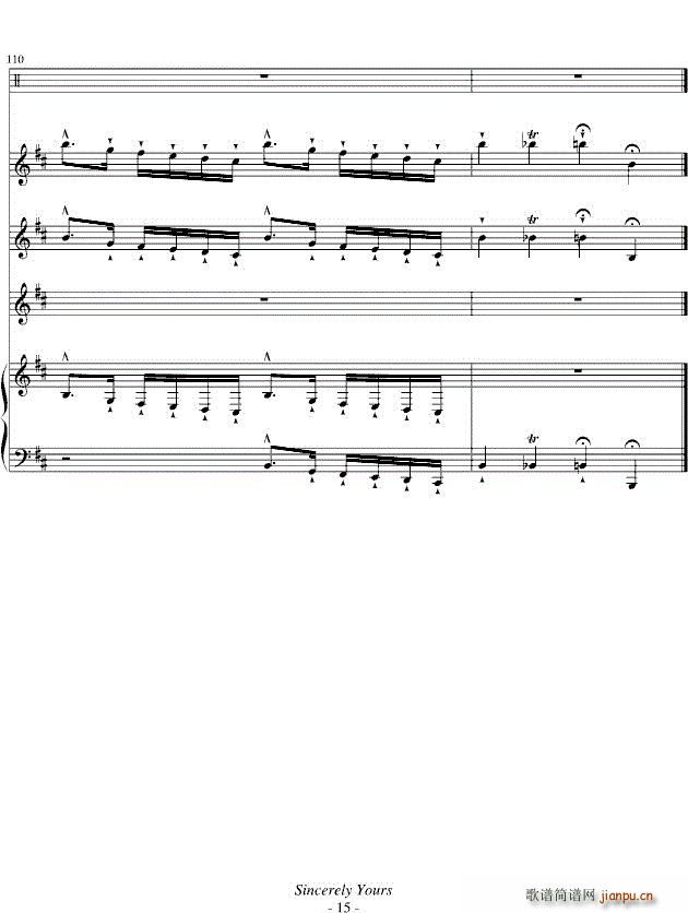 黑猫的探戈（变奏曲）钢琴总谱15