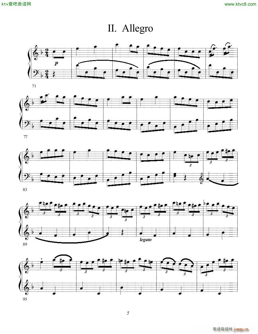 Clementi op 1a No 1 Sonate F major5