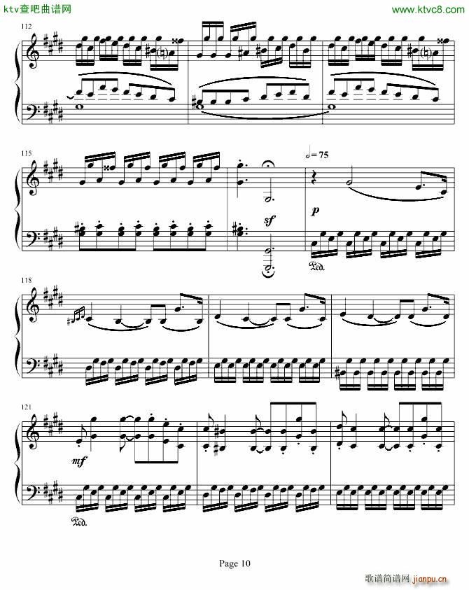 月光奏明曲 作品27之2_贝多芬 beethoven10