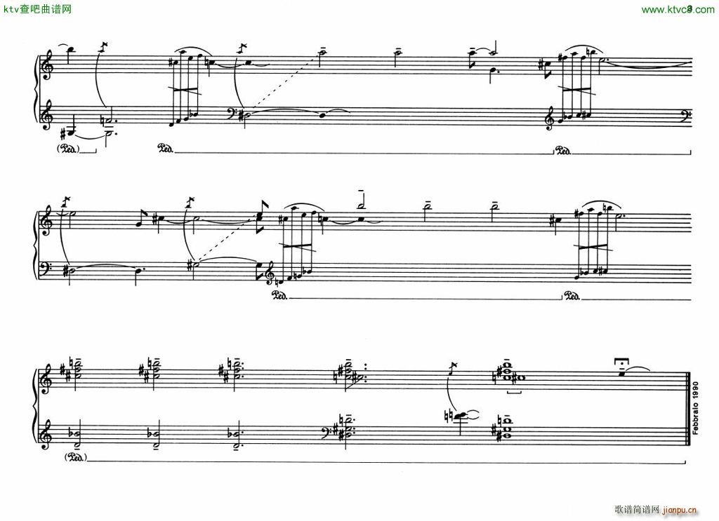 Berio 6 Encores for Piano3