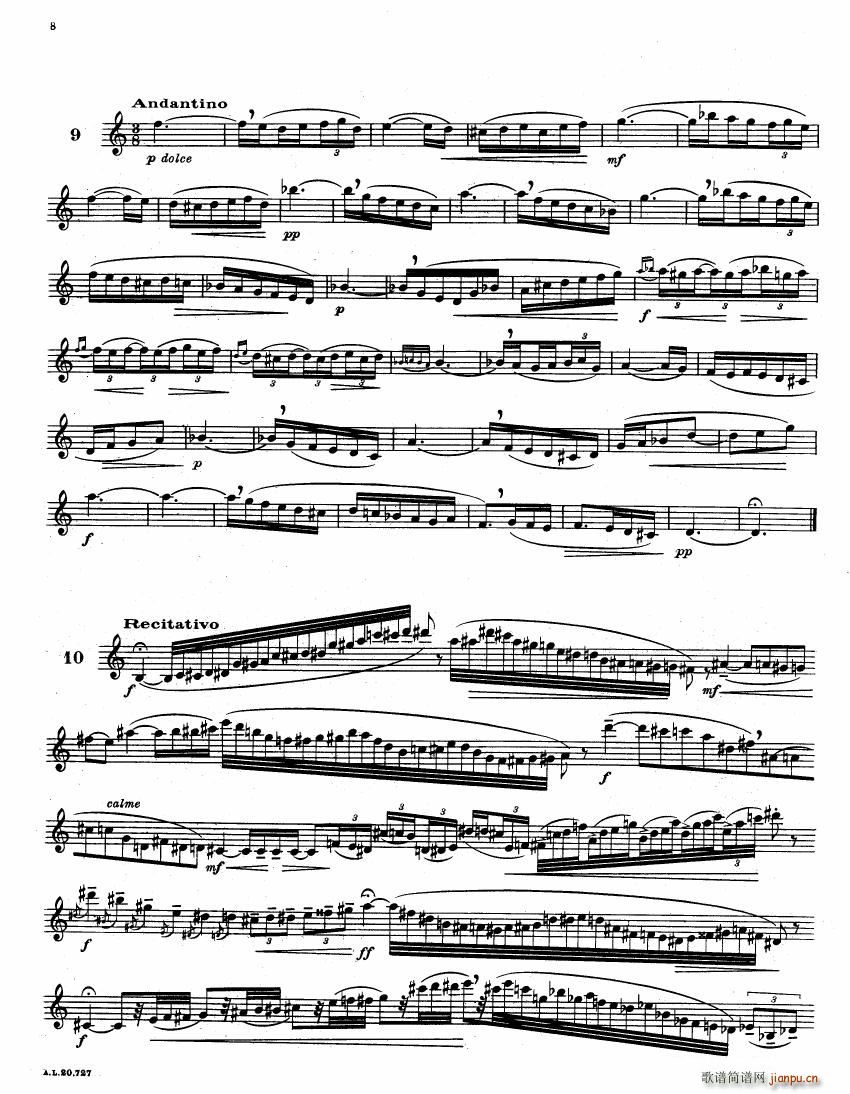 E Bozza 18 études Pour Hautbois8
