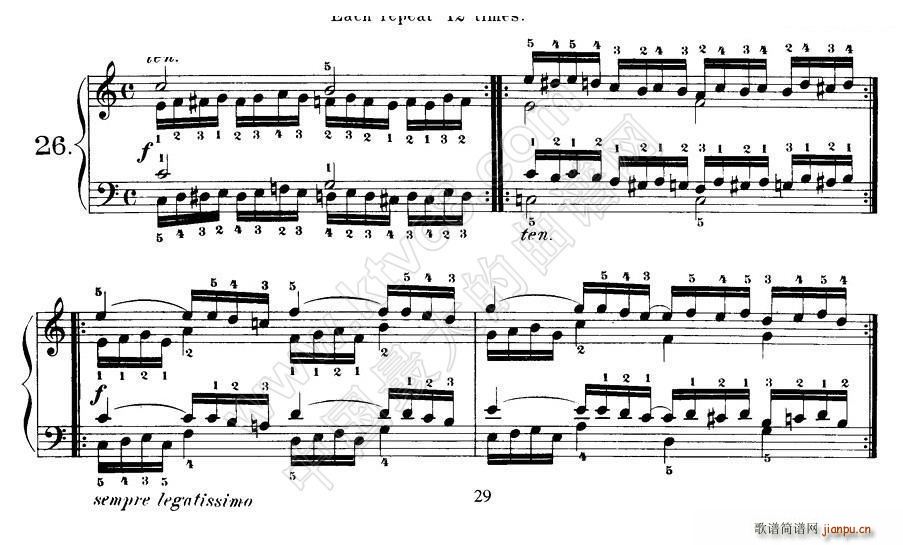 Czerny - 40 Daily Exerci Op 337（25―30）（40首日常训练曲）7