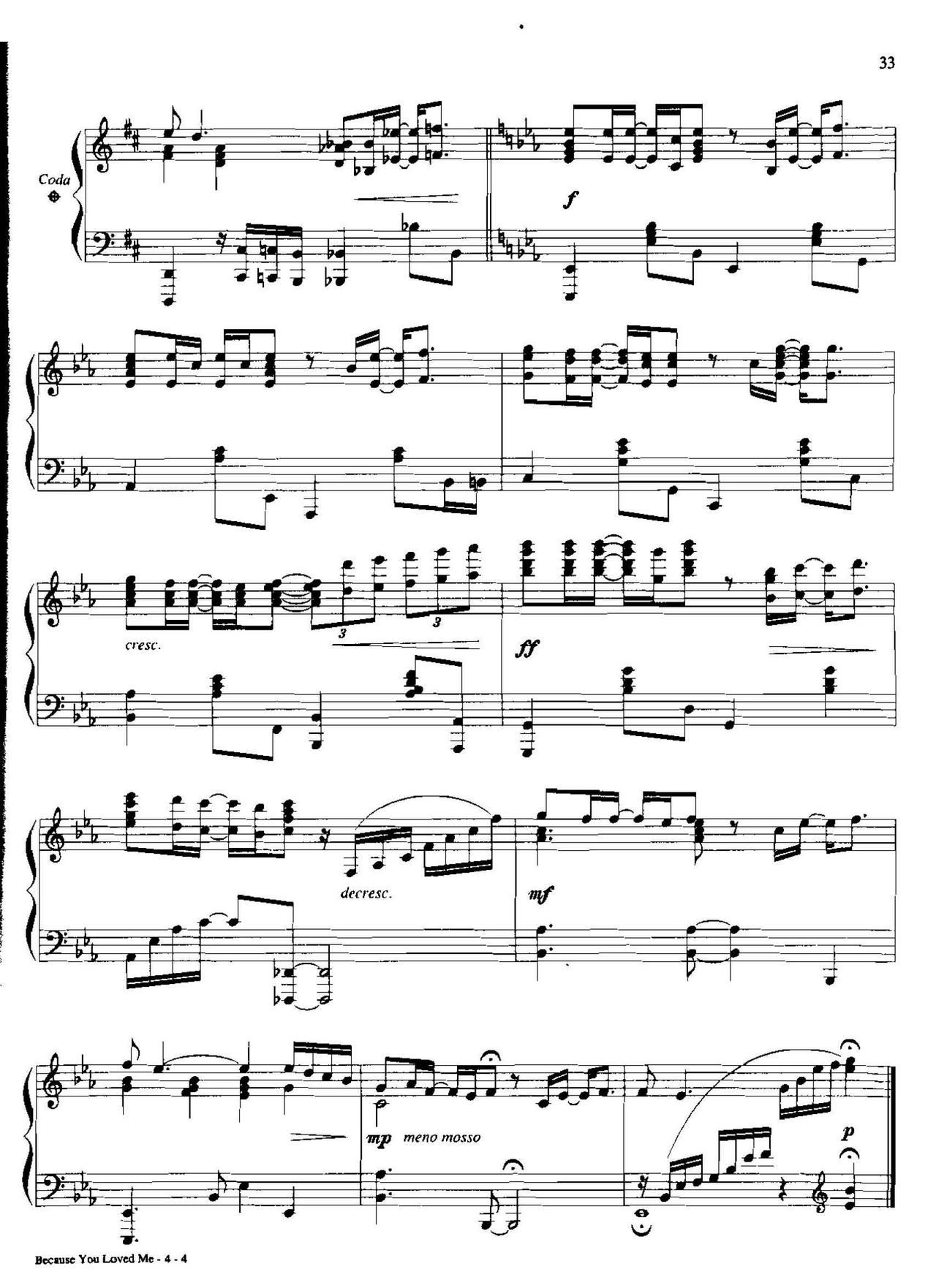 because you loved(Dan Coates 流行情调 集)4