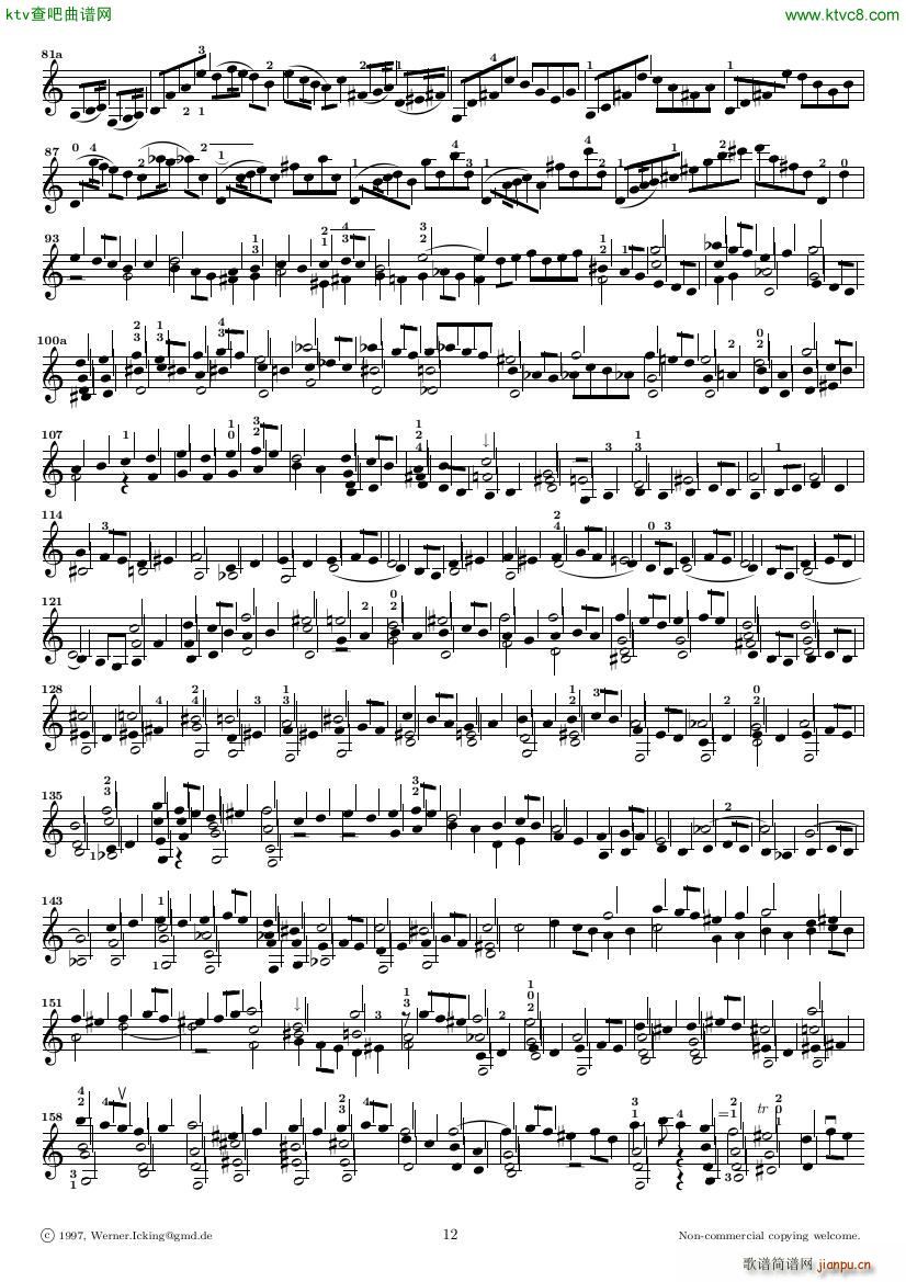 Bach JS BWV 1005 Sonata for Solo Violin in C12