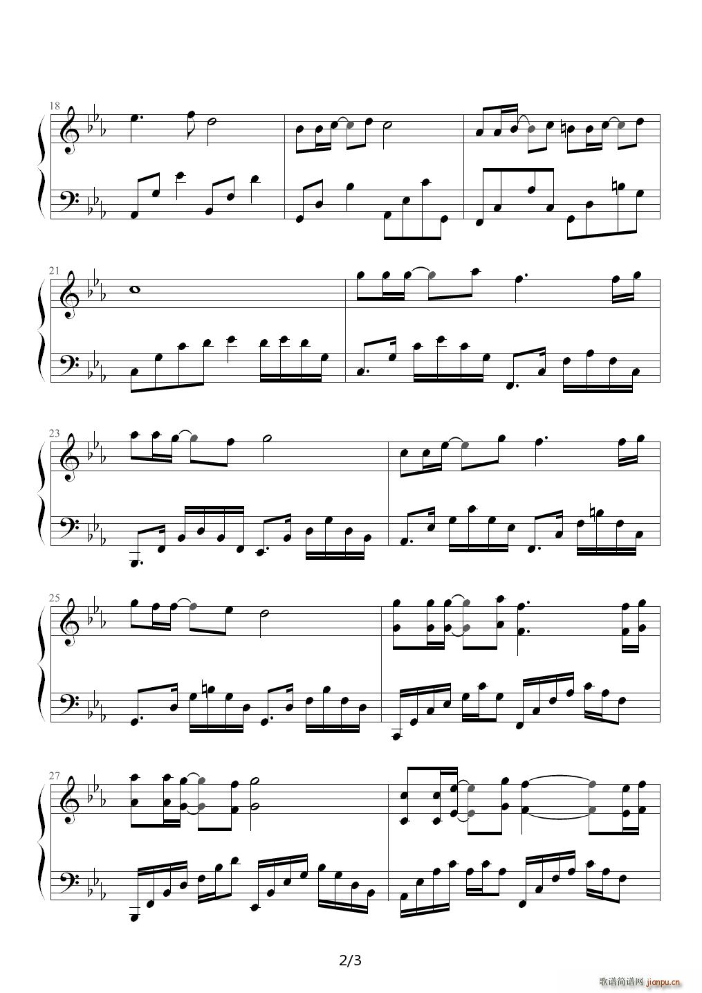 爱人帮帮我(韩剧玻璃鞋插曲) 降E调2