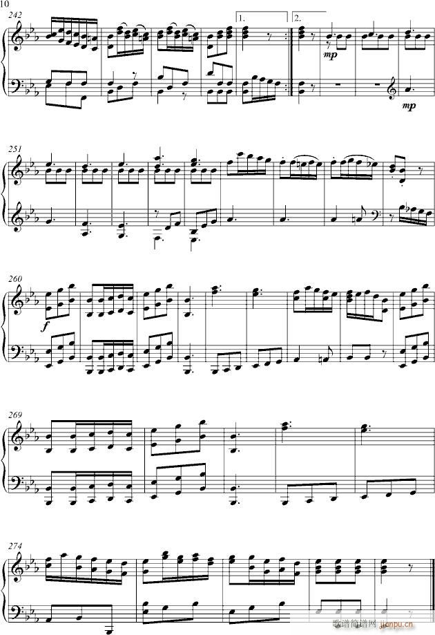 Symphony No.1 for Piano Solo_莫扎特10