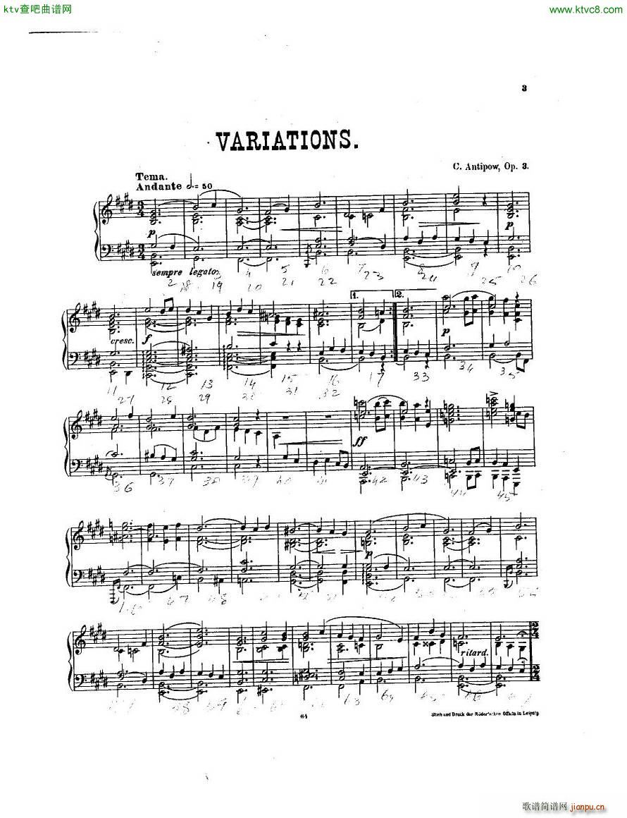 Antipov op 3 Variations2