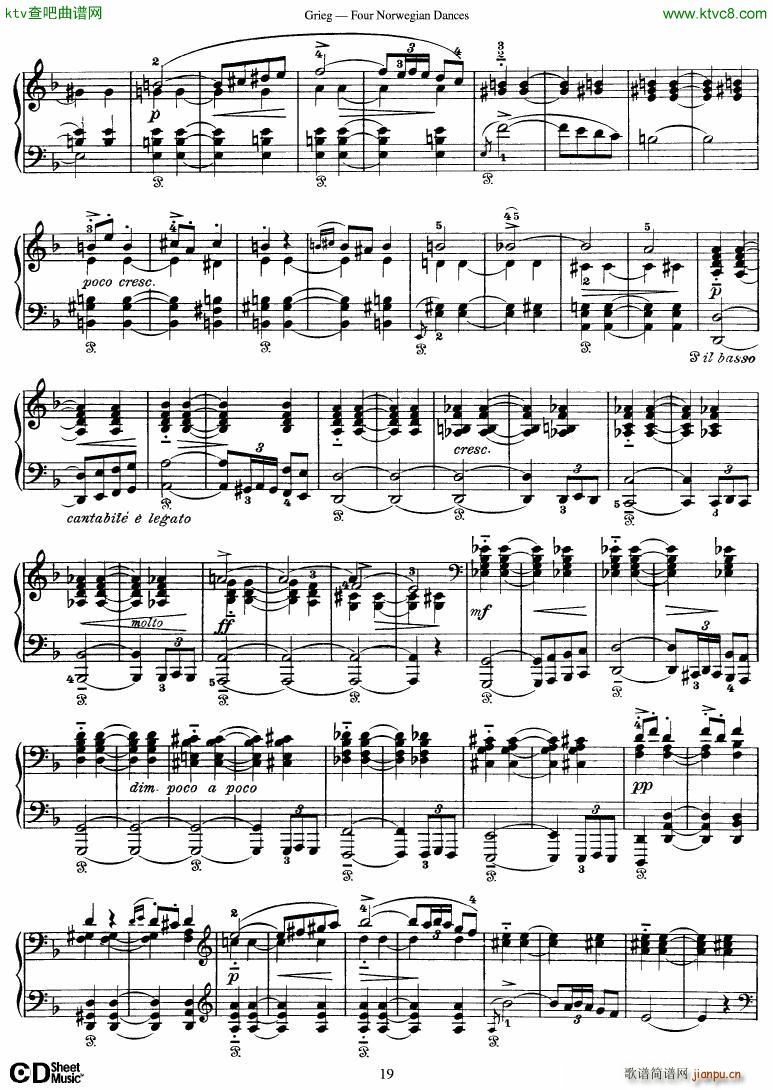 Grieg Four Norwegian Dances19