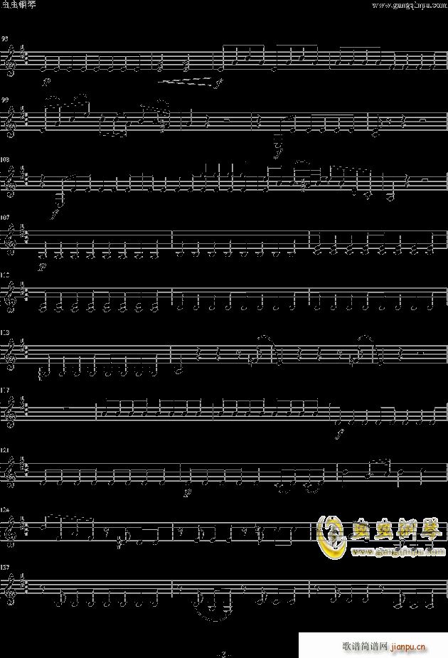 C大调双簧管协奏曲第一乐章（中提分谱 单簧管版） -_莫扎特3