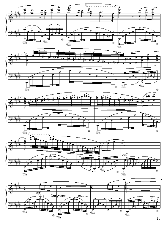 落叶的梦第二首-钢琴谱(钢琴曲)-苗波11