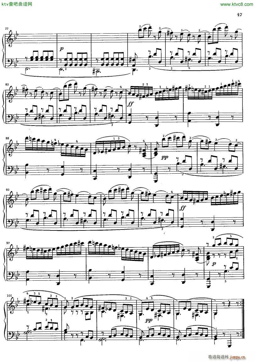 Clementi Sonate op 7 No 310